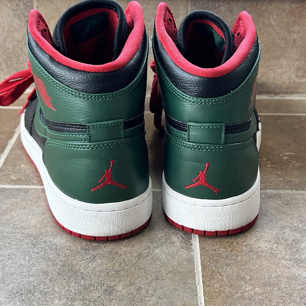 Nike Air Jordan 1 Retro High OG 'GUCCI' 332558-025 Youth SZ: 7Y Green Used Nice - Picture 5 of 13
